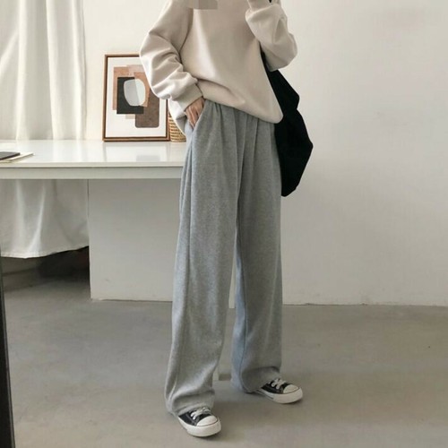 Wide Leg Velvet High Waist Loose Long 