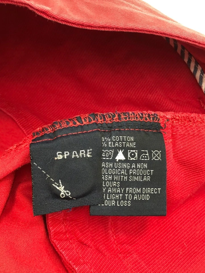 MUSTO Rojo Denim Regular Fit Bermudas Shorts Talla UK: 38 , US: 6 - Imagen 4 de 4