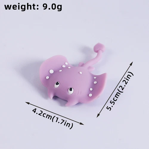 7x Ocean Cake Topper Decoration Under the Sea Ornament Octopus Whale Turtle Fish - Bild 6 von 11