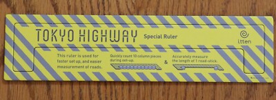 Tokyo Highway Board Game Special Ruler Promo AsmoPlay Accessory Itten New