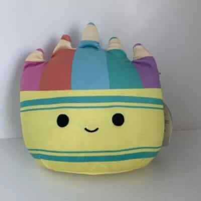Squishmallow Cade the Crayon Back To School 8'' Colored Pencils Plush NEW w/TAGS