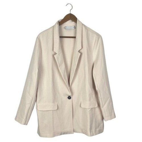 ASOS Design Ivory Cream Blazer Jacket 