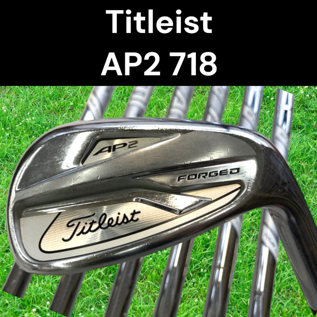 Titleist] AP 2 718 Iron Set 7pcs 4-5-6-7-8-9+Pw AMT TOUR WHITE 