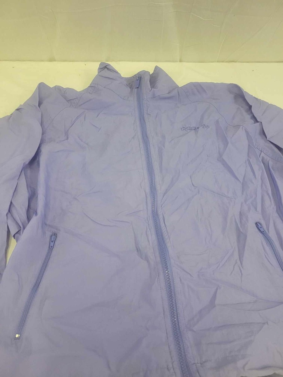 Vintage 80s Reebok Windbreaker Jacket Sz M Light Purple | eBay
