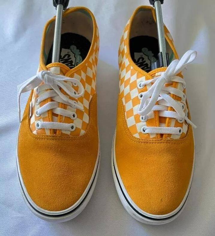 Vans comfycush best sale yellow