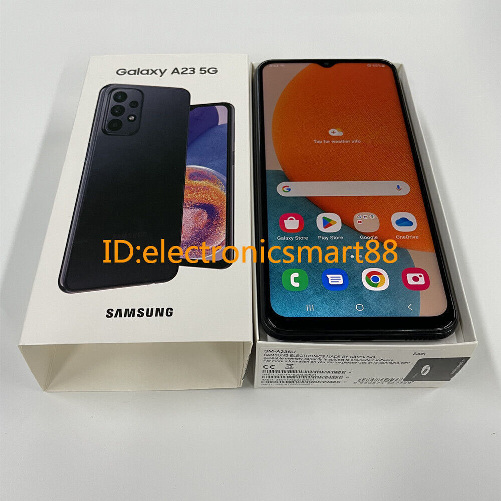 Samsung Galaxy A23 5G SM-A236U Factory Unlocked 64GB Black Excellent