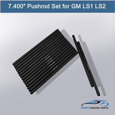 Performance GM LS 5/16'' Hardened 7.400'' Pushrods LS1 LS3 4.8L 5.3L 5.7L 6.0L 6.2