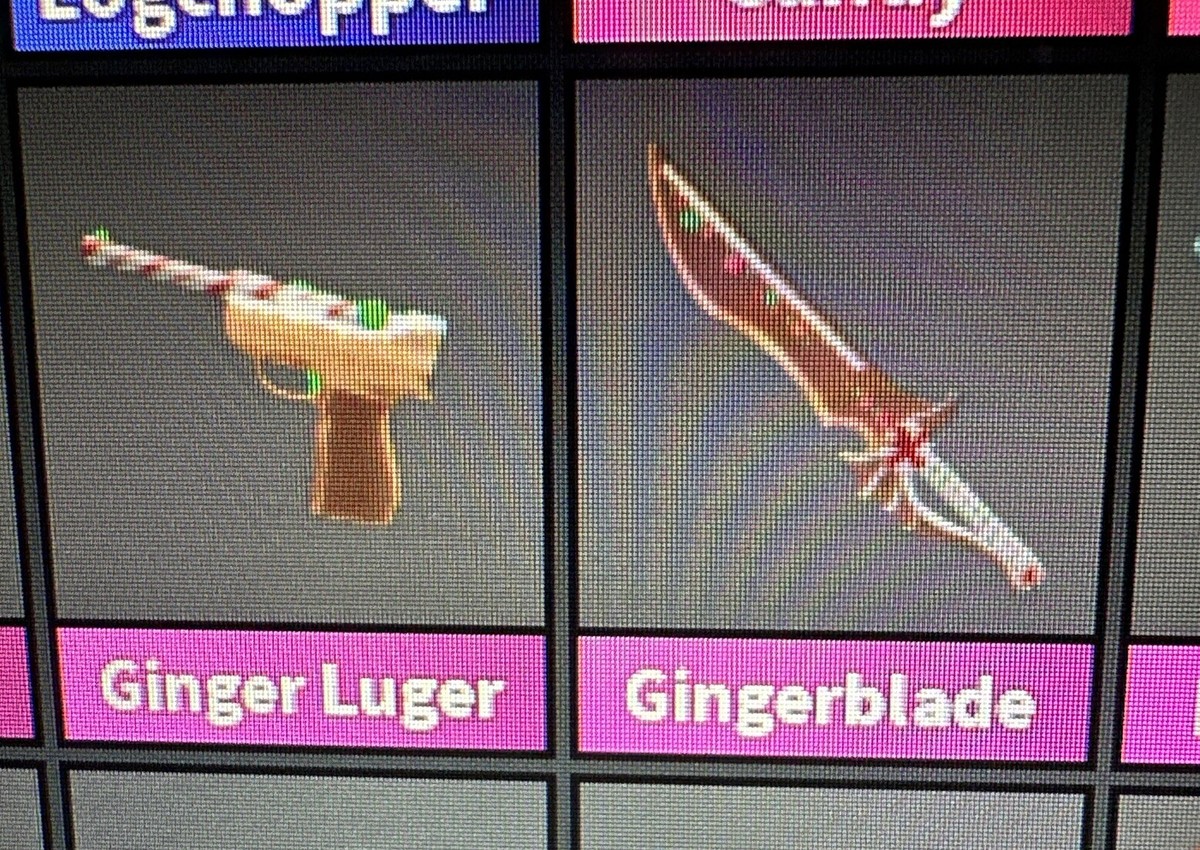 Roblox Murder Mystery 2 MM2 ginger luger/gingerblade set *FAST