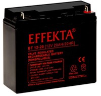 Effekta BT12-20 12V 20Ah Agm Blei Akku Batterie K. 17Ah 18Ah 19Ah 22Ah 23Ah 24Ah