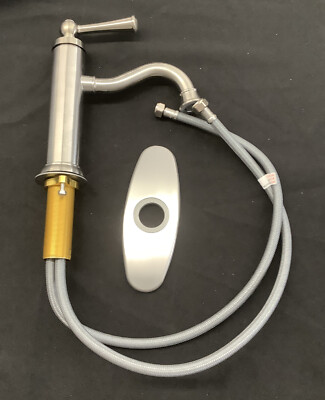 Proflo Single Handle Bathroom Faucet Brushed Nickel PFWSC4850ZBN B2