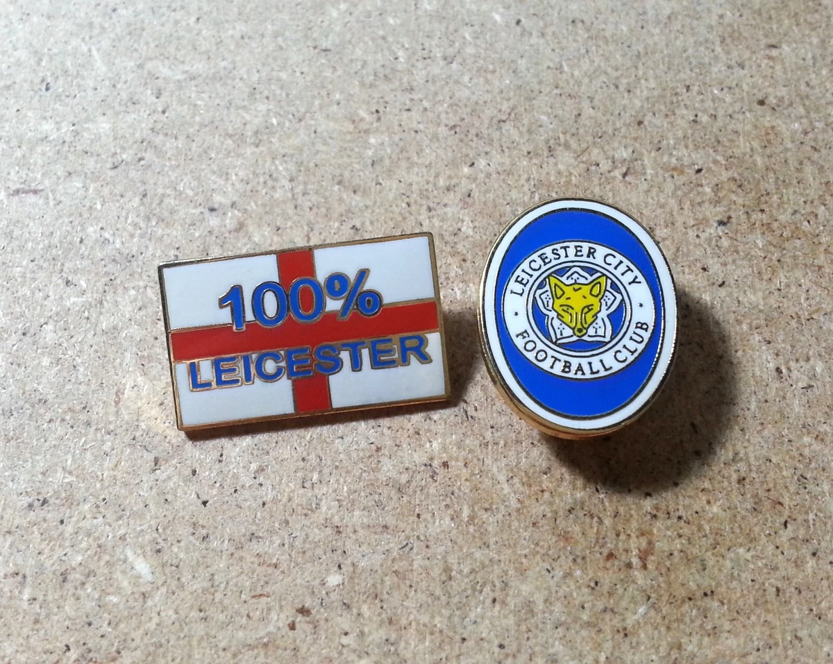 Insigne Broche Leicester City Football Club - Rond Vert - Vintage