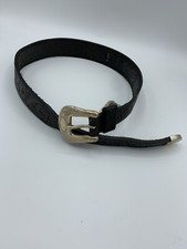 Gap Wome’s Belt Genuine Leather Sz 28 Flower Print Made In USA