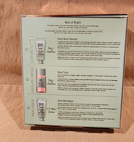 Juego de viaje Pixi Skintreats 'Best of Bright' de 3 piezas - por favor leer NUEVO - Imagen 3 de 4