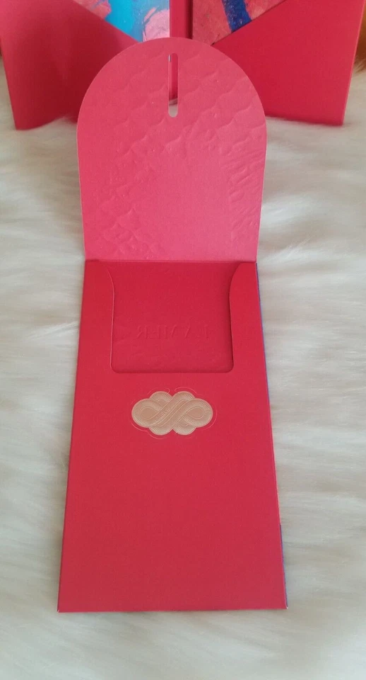 SOBRES ROJOS AÑO DE LA SERPIENTE LA MER EN CAJA JUEGO DE 6 AÑO NUEVO LUNAR NUEVOS Foto 3 de 4