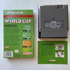 NES CiB Nintendo World Cup Soccer Futbol (Nintendo, 1990)