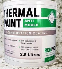 2.5L Thermal Paint - Anti Mould & Condensation Insulation with Glass Technology