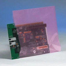 Anti-Static Flat Poly Bags, 10 x 14 Inch, 1000 Pack, 2 Mil, Pink