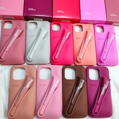 Rhode Peptide Lip-Tint Silicon Phone Case WITH Lip Gloss