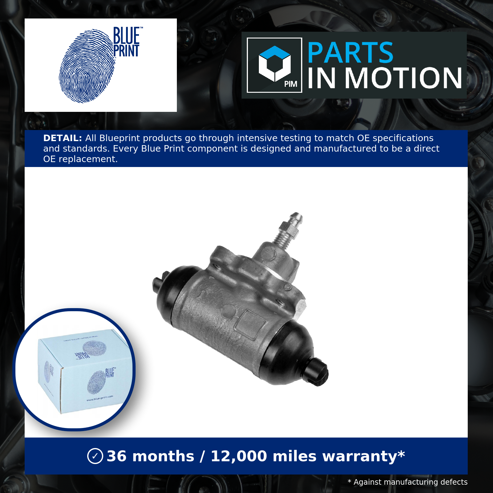 Wheel Cylinder fits NISSAN SUNNY N14 1.4 Rear 90 to 95 Brake Blue Print Quality