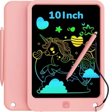 LCD Writing Tablet for Kids, 10 Inch Colorful Drawing Tablet, Educational Learni