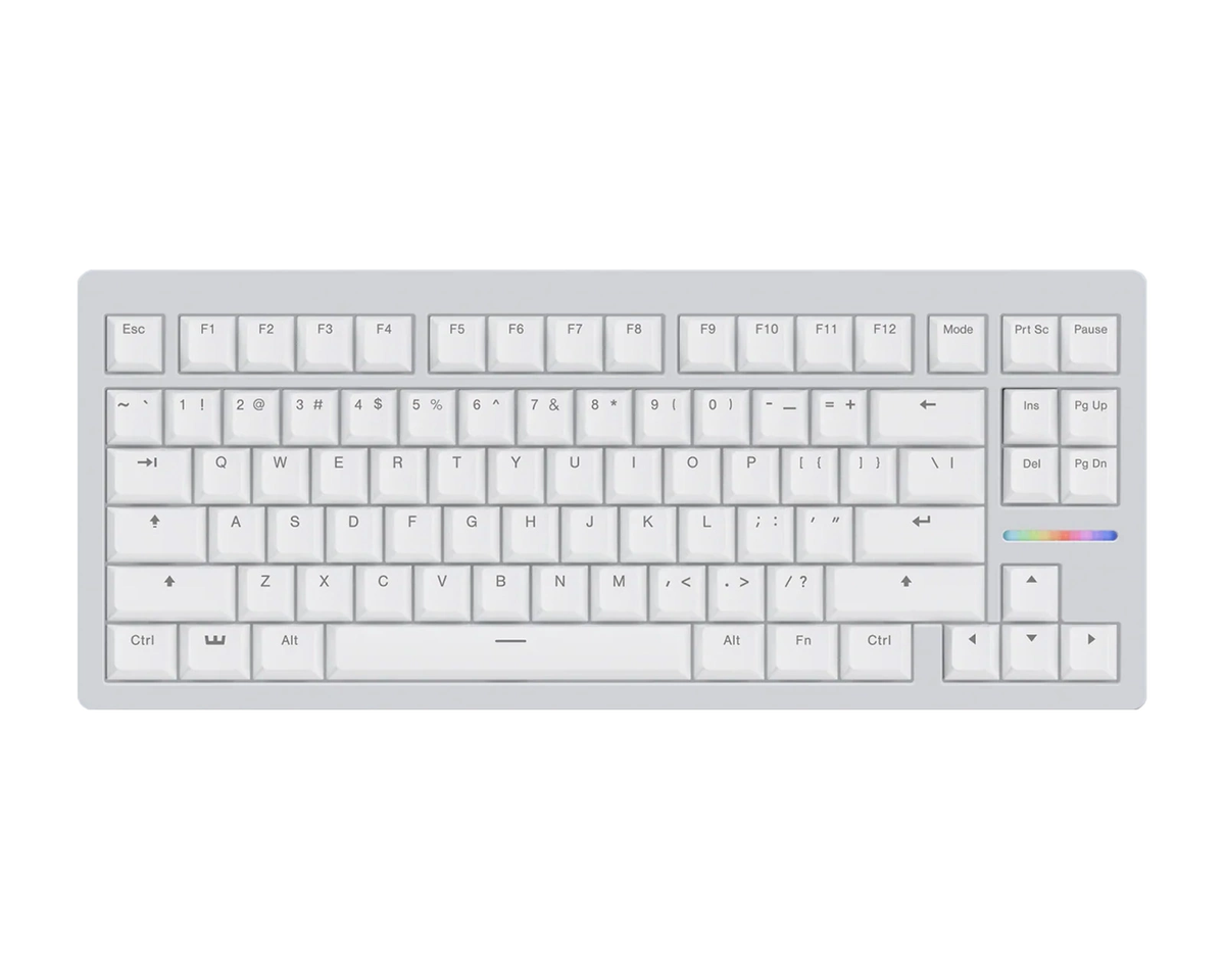 Wooting 80HE ANSI White Zinc Alloy Gaming Keyboard | eBay