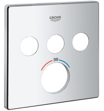 Grohe Escutcheon Plate 49042000 Chrome - SmartControl concealed Thermostat 3