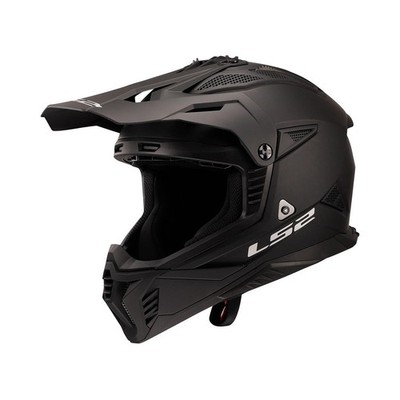 LS2 Helmets Gate II Full Face MX Motorcycle Helmet X-Large Matte Black