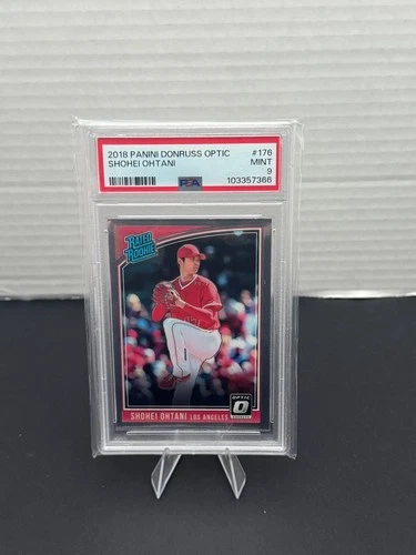 2018 Panini Donruss Optic #176 Shohei Ohtani PSA 9