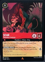 Scar - Shameless Firebrand 123/204 The First Chapter