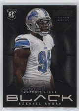 2013 Panini Black Rookie Platinum 9/25 Ezekiel Ansah #140 1r7g