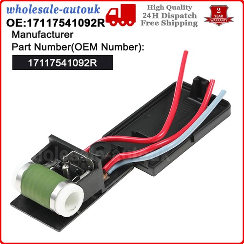 FOR MINI COOPER R50 R52 R53 RADIATOR FAN MOTOR SWITCH RESISTOR 17117541092 - Picture 2 of 7