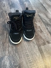 Jordan FLIGHT Black/ Gold Nike YOUTH Size 5