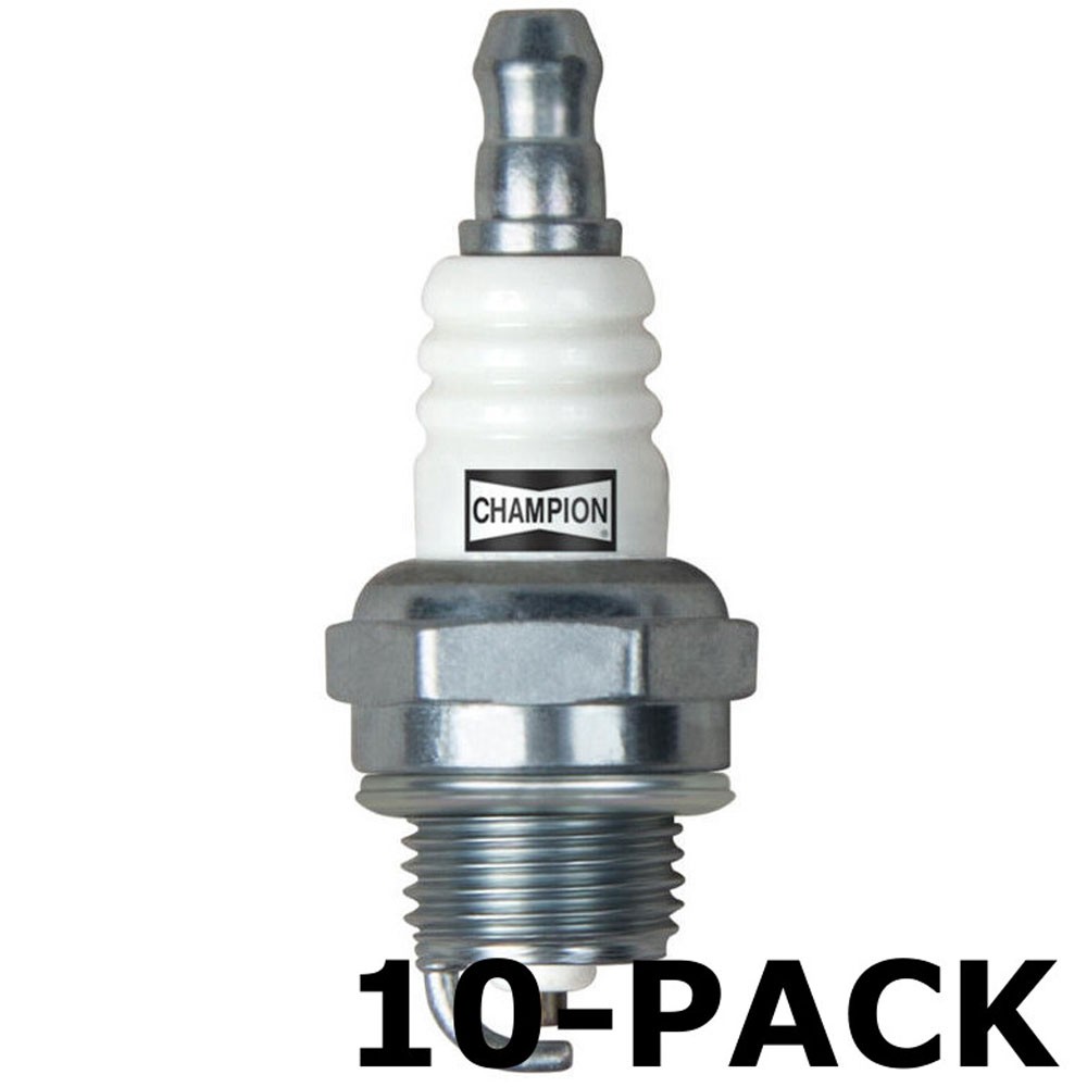 Champion Spark Plug 852 10pk Copper Plus 14mm 9.5mm Small Engine Non-Resistor