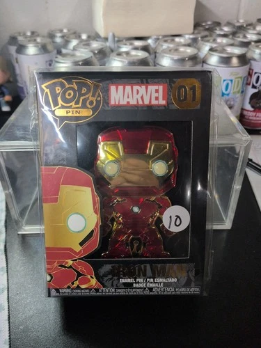 Funko Pop Pin Marvel Iron Man #01 Enamel Pin