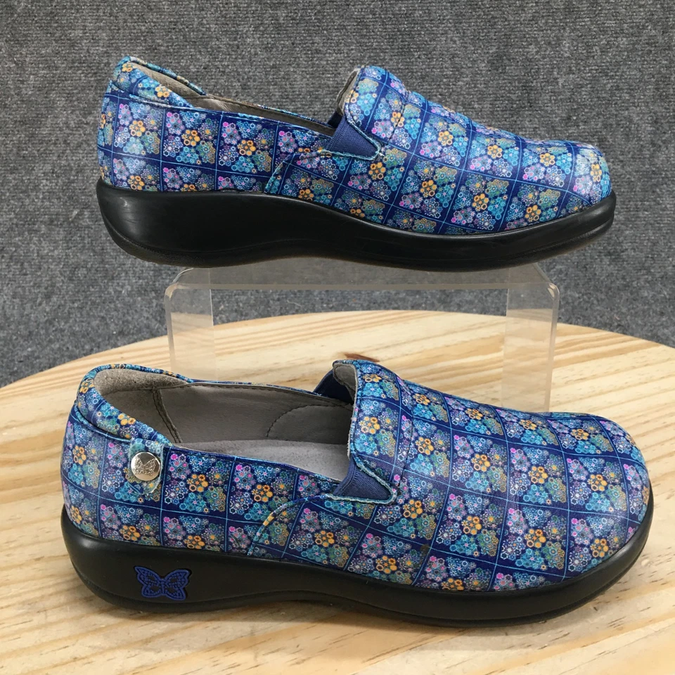 Zapatos Alegria by PG Lite Mujer 37 Keli Roses Acolchados Cuero Azul Informales Cómodos Foto 2 de 4