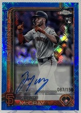 2025 Topps Chrome Logofractor Edition - Rookie Autographs Grant McCray #RA-GM...