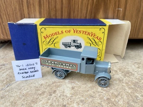 MATCHBOX LESNEY YESTERYEAR Y6-1 AEC “OSRAM LAMPS” ISSUE 9* SCARCE *NMIB*