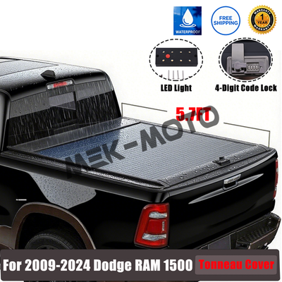 #ad 5.7Ft Truck Bed Tonneau Cover Retractable For 2009 2026 Dodge RAM 1500 US $499.99