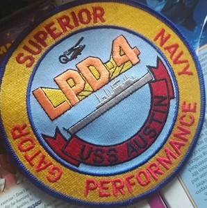 Navy USS Austin Navy Gator Superior Performance Patch