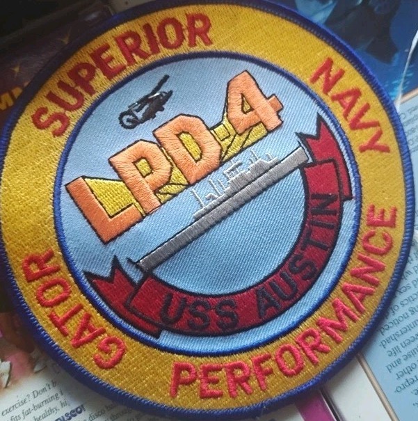 Navy USS Austin Navy Gator Superior Performance Patch