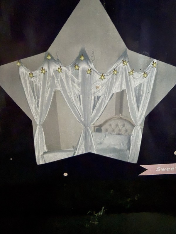 Sweet Dreams Bed Canopy With Lights Pink