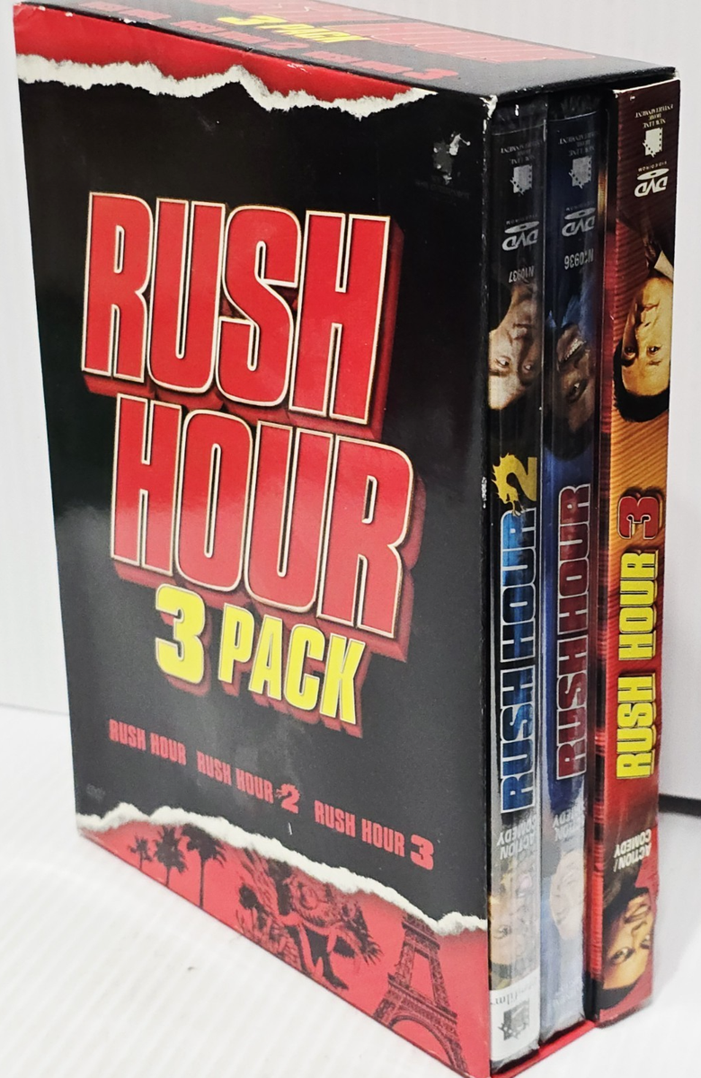 Rush Hour 1, 2 & 3 ~ DVD 3 Pack ~ Hologram Sleeve | eBay