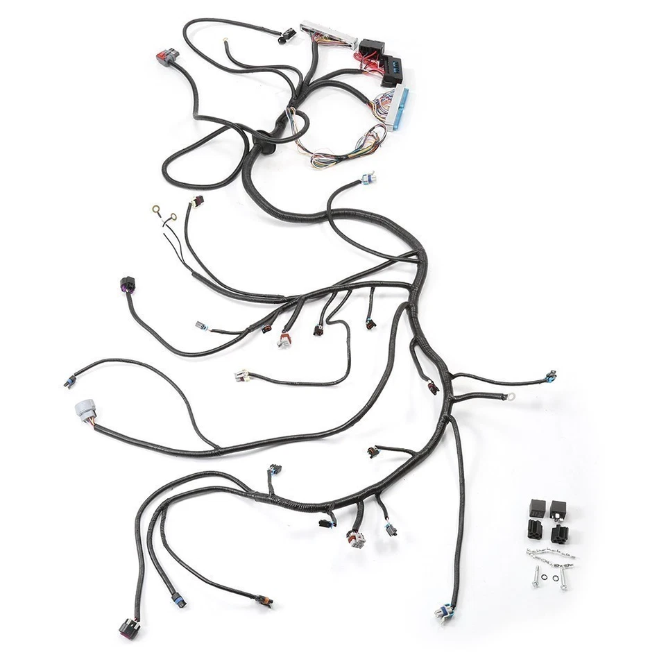 For 03-07 LS Swap Vortec Stand Alone Wiring Harness 4L60E 4.8L 5.3L 6.0L DBW LS3 - Image 2 of 4