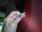 VINTAGE SWAROVSKI CLEAR CRYSTAL PENDANT NECKLACE/EARRINGS/PIN SET — photo 8