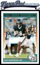 Malik Washington Score 2024 Score #370 Rookie Miami Dolphins Card. rookie card picture