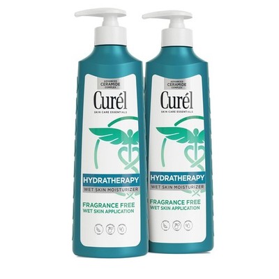 Curel Hydra Therapy In Shower Lotion, Wet Skin 12 Fl Oz (Pack of 2) 