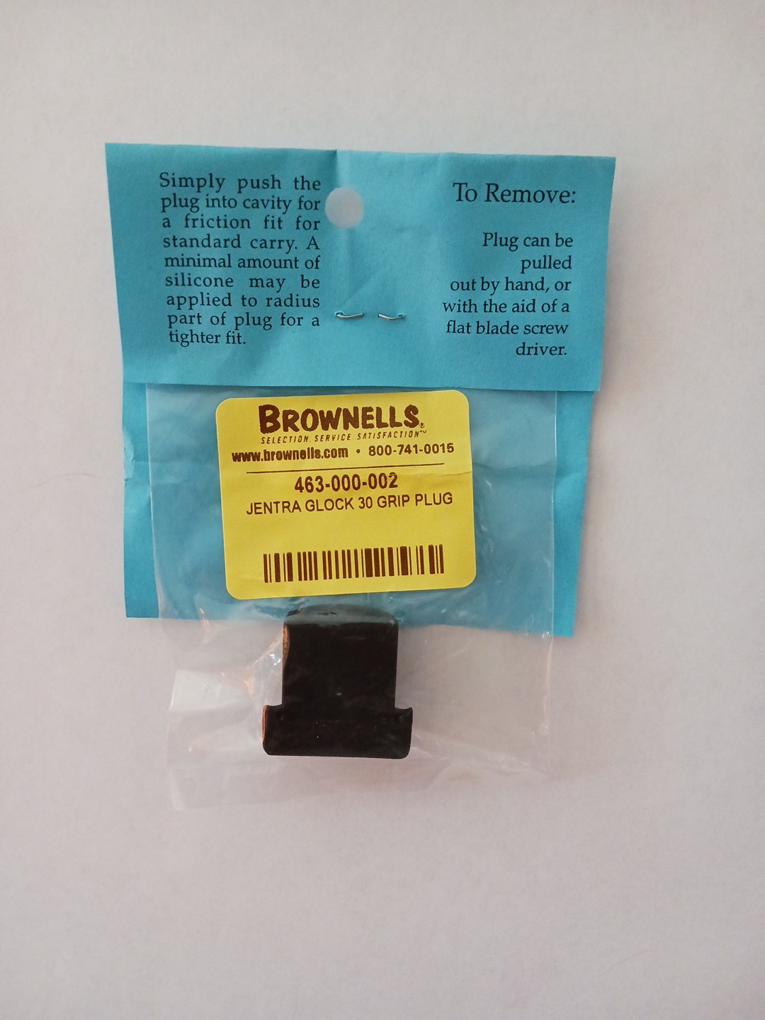 Jentra Glock 30 Grip Plug for Glock 30