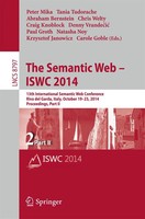 Peter Mika (U. A.) | The Semantic Web - Iswc 2014 | Taschenbuch | Englisch
