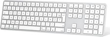 OMOTON Clavier Bluetooth sans Fil pour Mac, Clavier AZERTY Français Rechargeable