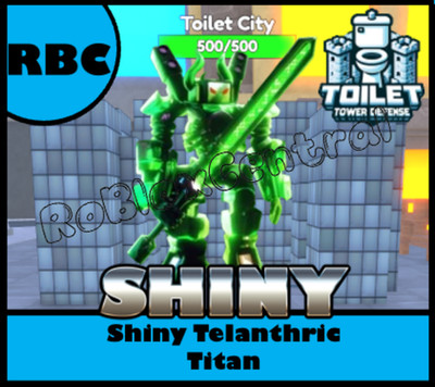 SHINY TELANTHRIC TITAN - CHEAP TOILET TOWER DEFENSE - TTD UNIT